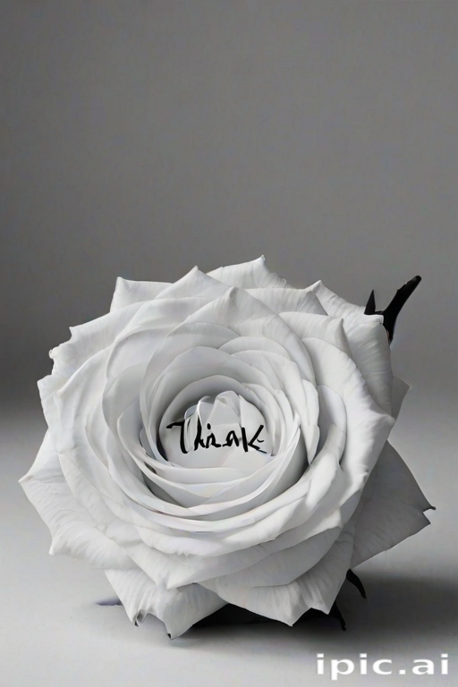 thank you black and white