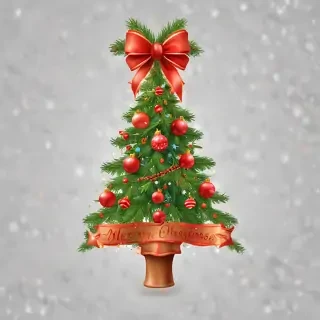 merry christmas clipart transparent background