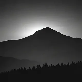 mountain silhouette