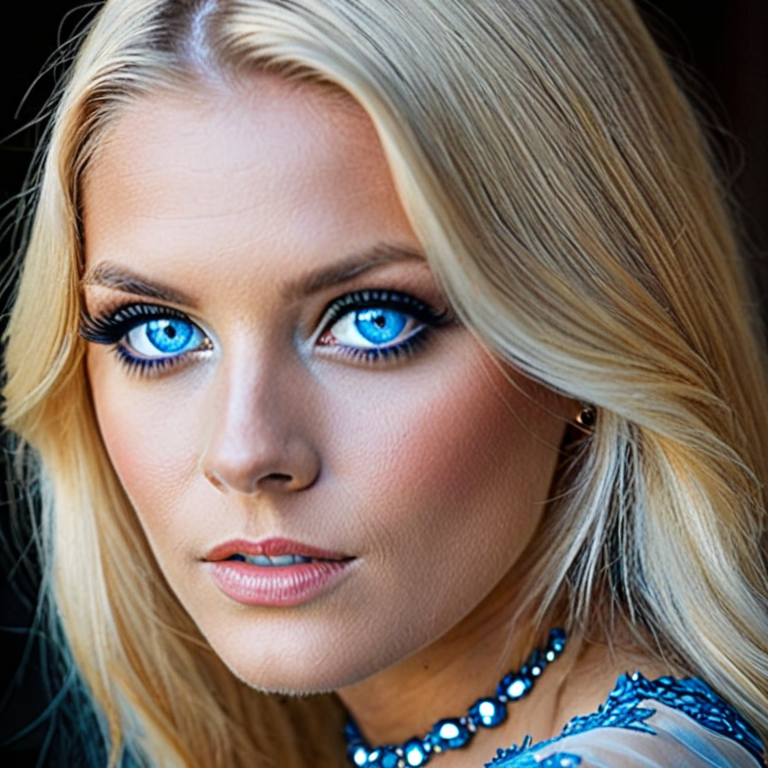 Blonde hair blue eye German Heiress ghost
