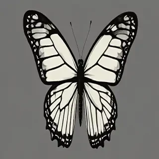 butterfly png outline