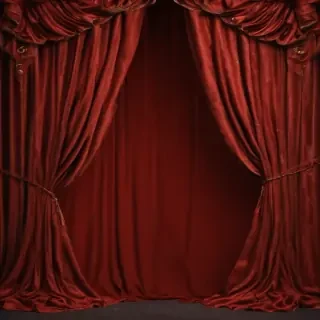 red curtain png