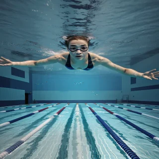 swimming background