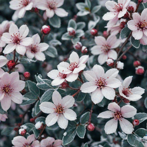 winter flower wallpaper background