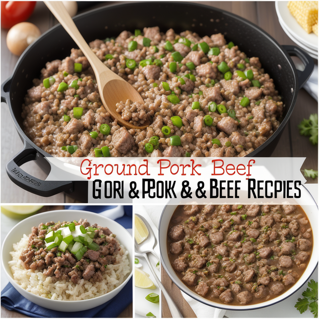 ground pork and beef recipes