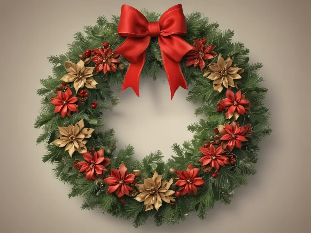 christmas wreath clip art