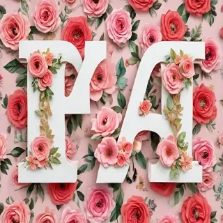floral letters