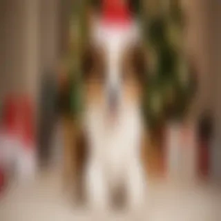 cute christmas dog wallpaper