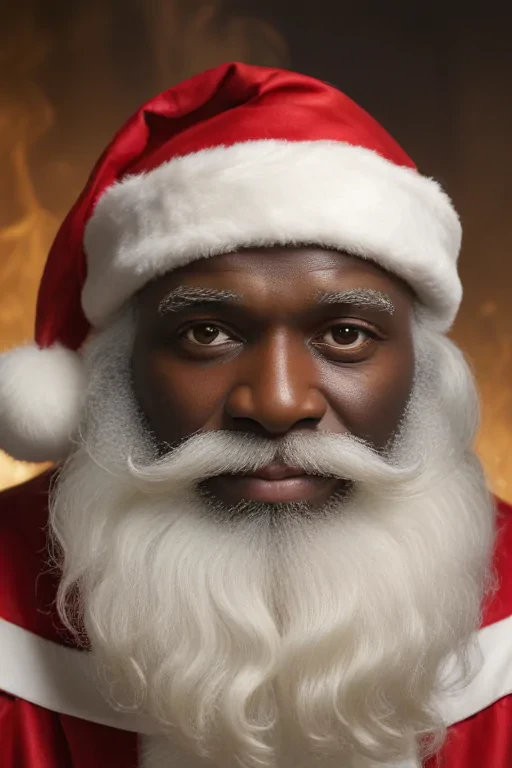 black santa png