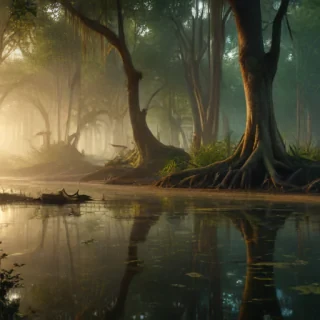 swamp background