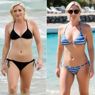 marine le pen bikini