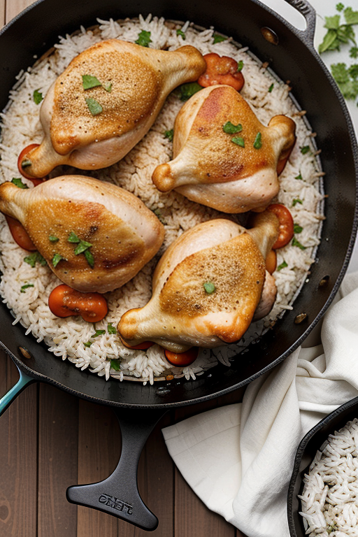 chicken and rice dutch oven