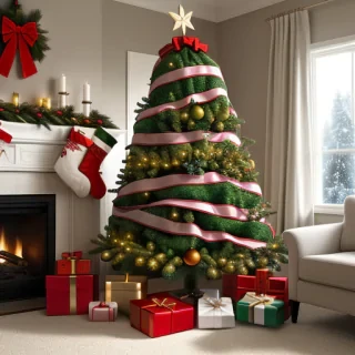 beautiful christmas tree wallpaper