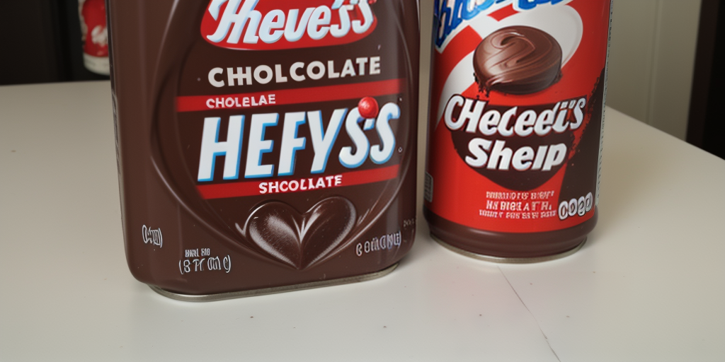 can of hershey's chocolate syrup