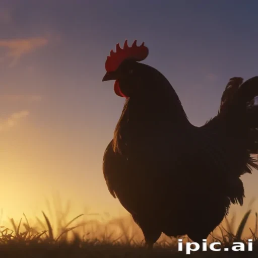 silhouette of a chicken