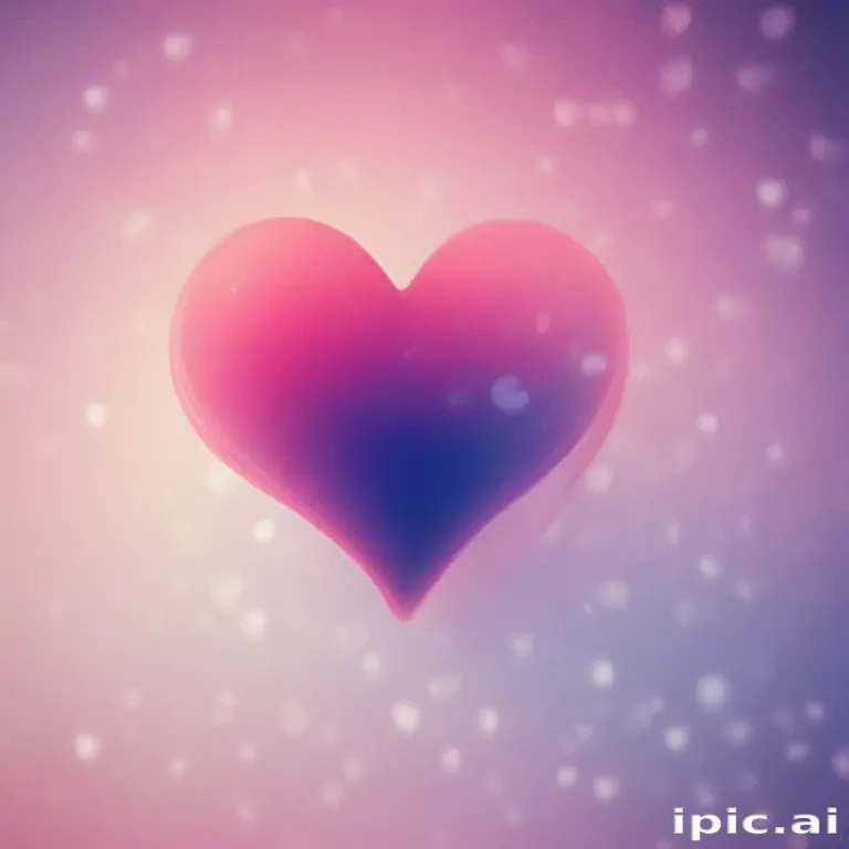 blurry heart wallpaper