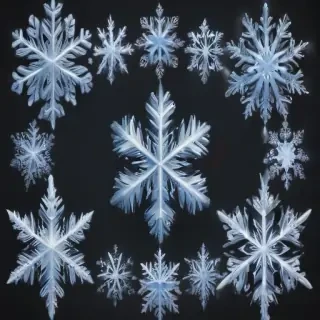 snowflake clipart with transparent background