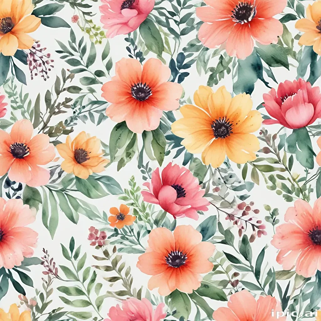 watercolor flowers png