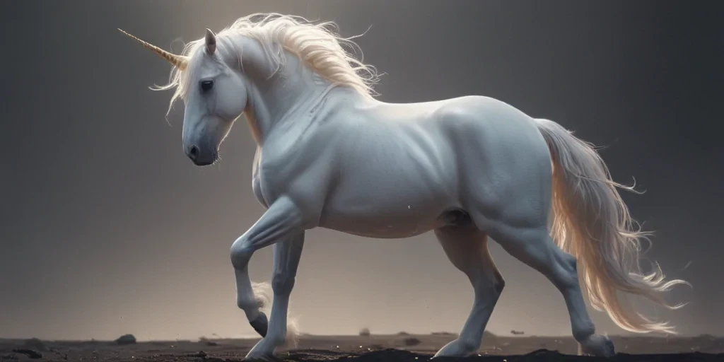 unicorn outline
