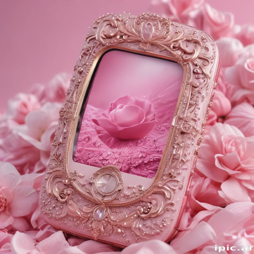 pink phone background