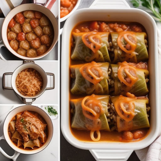 what goes good with cabbage rolls