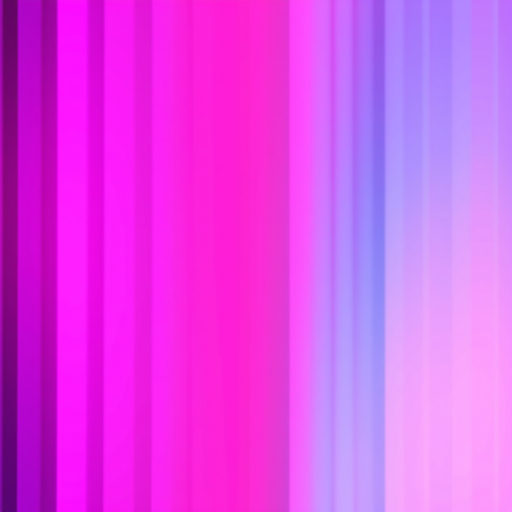 Generate an abstract image featuring vertical stripes in shades of purple, pink, and red, captured with a DSLR camera at f/8 aperture, ISO 200, 50mm lens, portrait mode, and soft lighting to enhance color vibrancy and contrast.