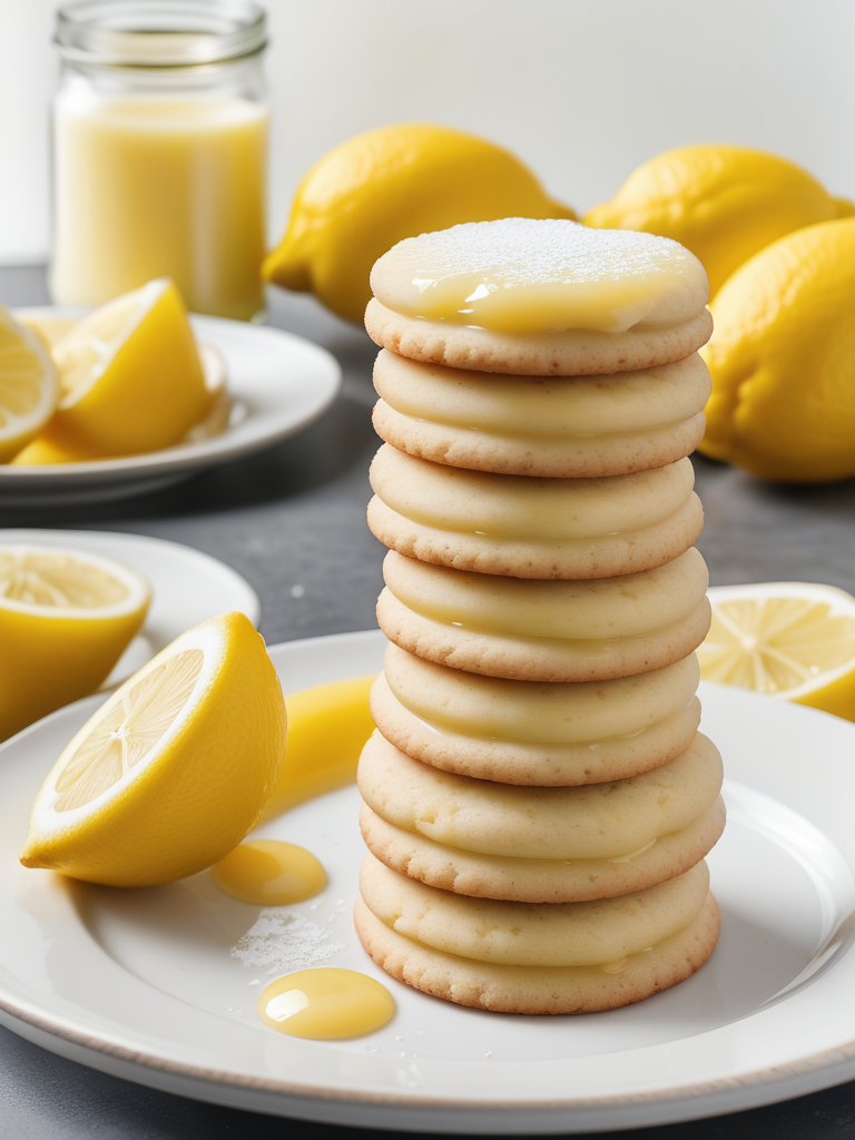 gluten free lemon curd cookies