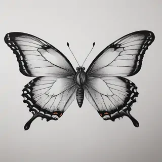 picture of a butterfly drawing