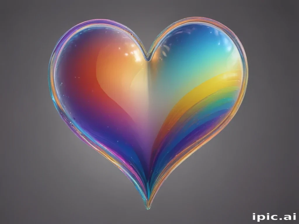 rainbow heart png