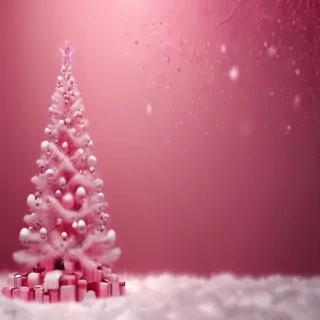 christmas background pink