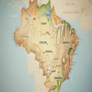 map of brazil