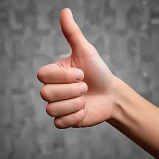 finger pointing png