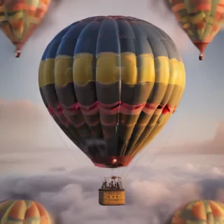 hot air balloon png