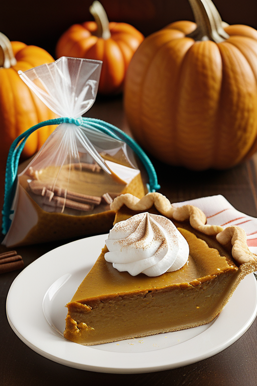 pumpkin pie in a bag