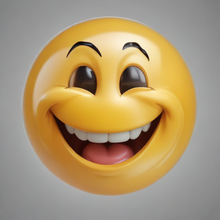 Picture Smilly A Bright and Cheerful Smiley Face Radiating Joy and Happiness.