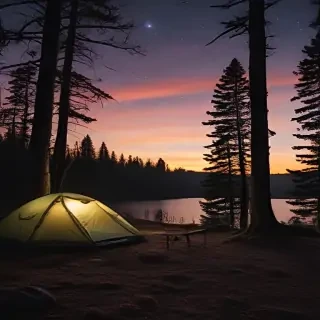 camping background pic