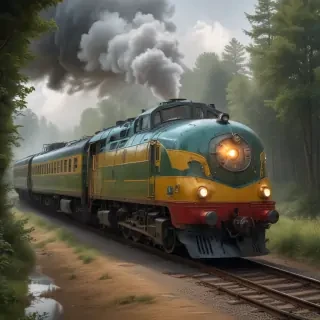 train transparent