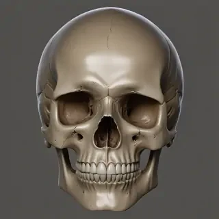 transparent skull png