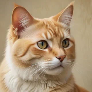 vintage cat drawing