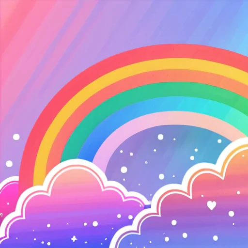 aesthetic rainbow backgrounds
