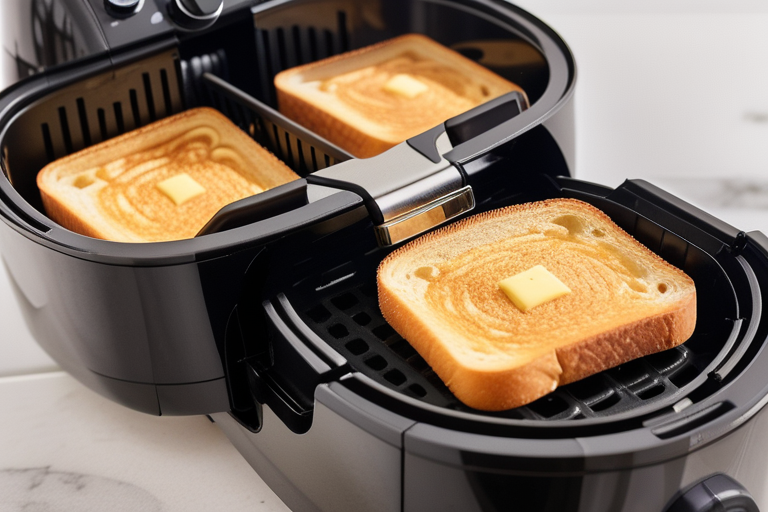 texas toast in the air fryer