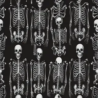 skeleton background