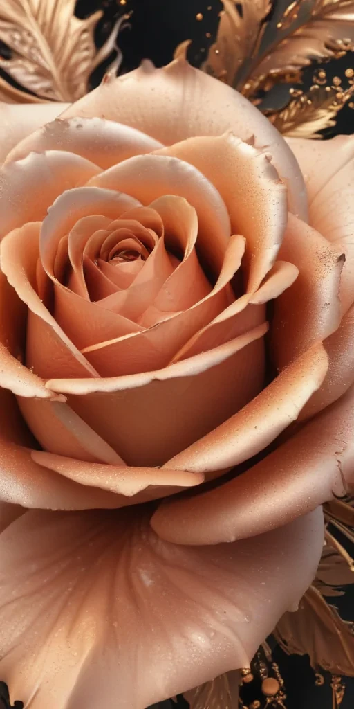 rose gold iphone screensaver