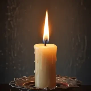candle drawing