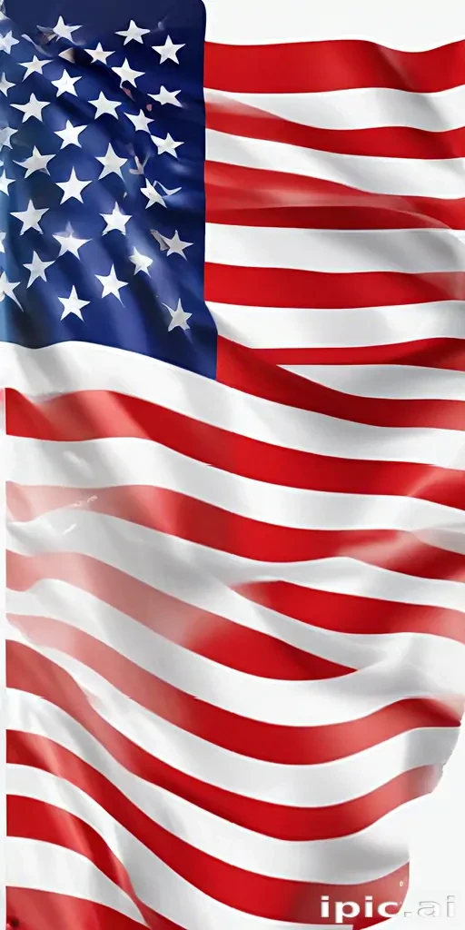 transparent american flag clipart
