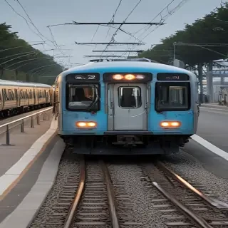 train transparent