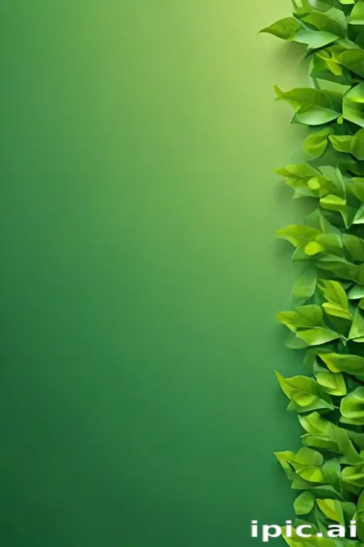 green background