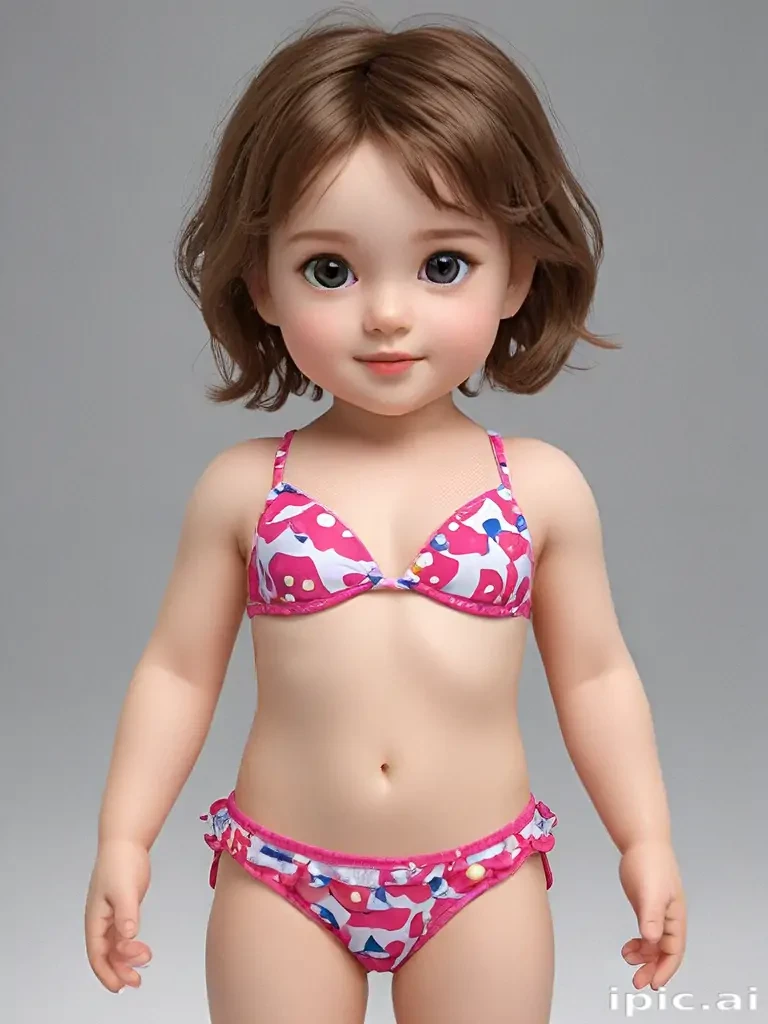 little girl in bikini ai