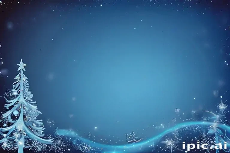 blue christmas bg