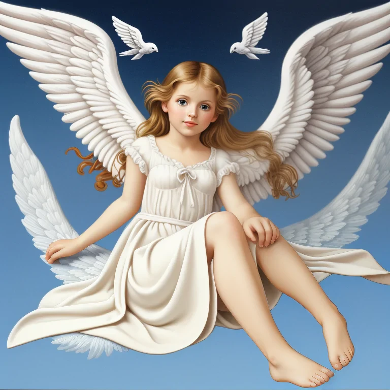 clipart of angels with wings